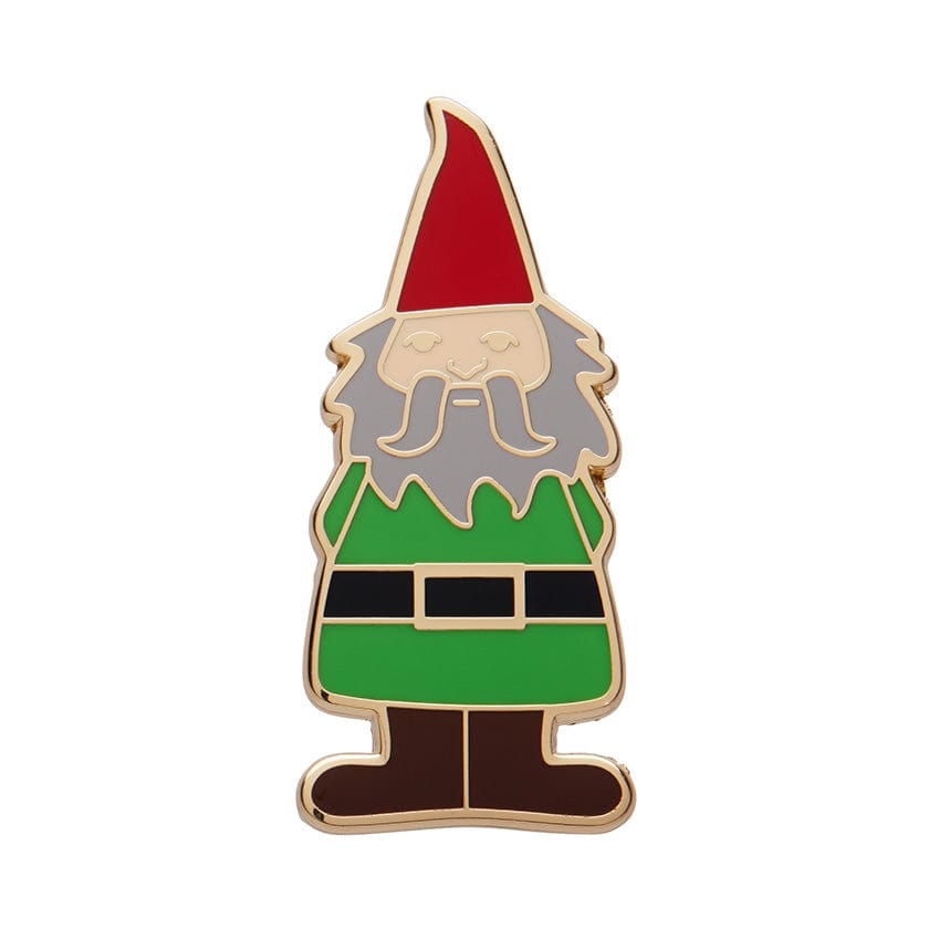 There’s No Place Like Gnome Enamel Pin  -  Erstwilder  -  Quirky Resin and Enamel Accessories