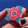 Dazzling Dahlia Enamel Pin