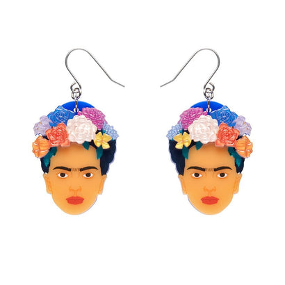 My Own Muse Frida Drop Earrings (IMPERFECT)  -  Erstwilder  -  Quirky Resin and Enamel Accessories