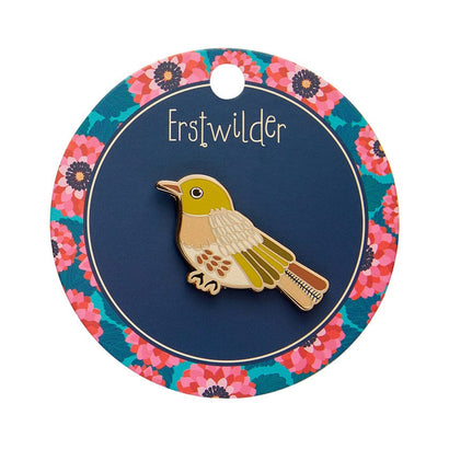 Treasured Tahou Enamel Pin  -  Erstwilder  -  Quirky Resin and Enamel Accessories