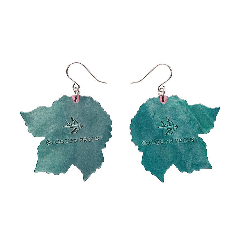 Dazzling Dahlia Drop Earrings  -  Erstwilder  -  Quirky Resin and Enamel Accessories