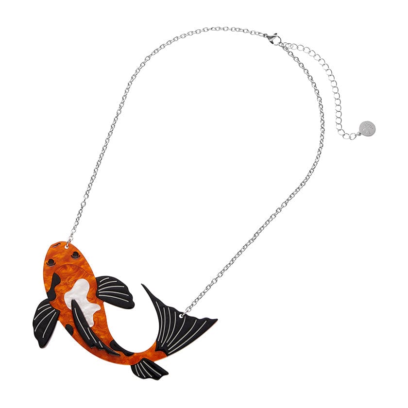 Playing Koi Necklace  -  Erstwilder  -  Quirky Resin and Enamel Accessories