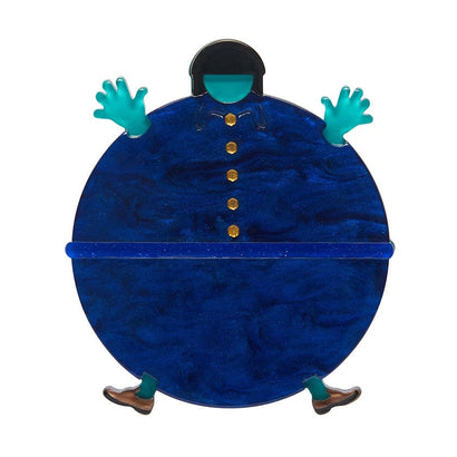 Violet Beauregarde Brooch  -  Erstwilder  -  Quirky Resin and Enamel Accessories