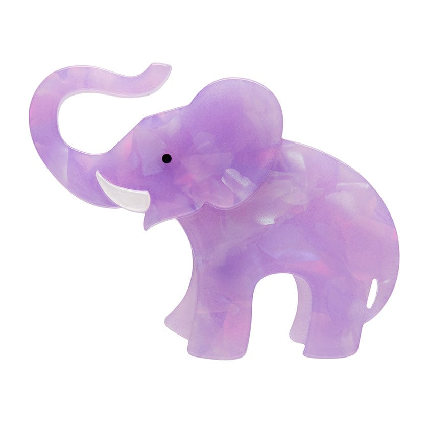 Elizaveta and the Elephant Brooch  -  Erstwilder  -  Quirky Resin and Enamel Accessories