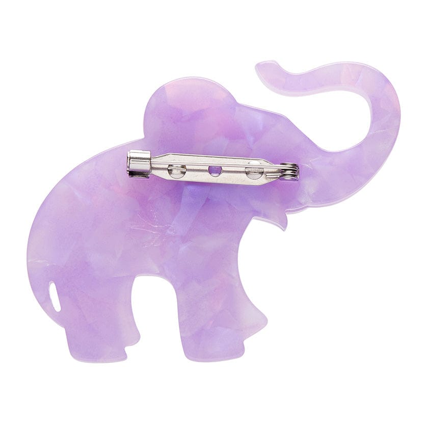 Elizaveta and the Elephant Brooch  -  Erstwilder  -  Quirky Resin and Enamel Accessories