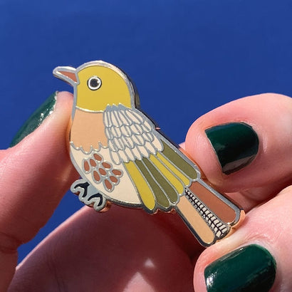 Treasured Tahou Enamel Pin  -  Erstwilder  -  Quirky Resin and Enamel Accessories