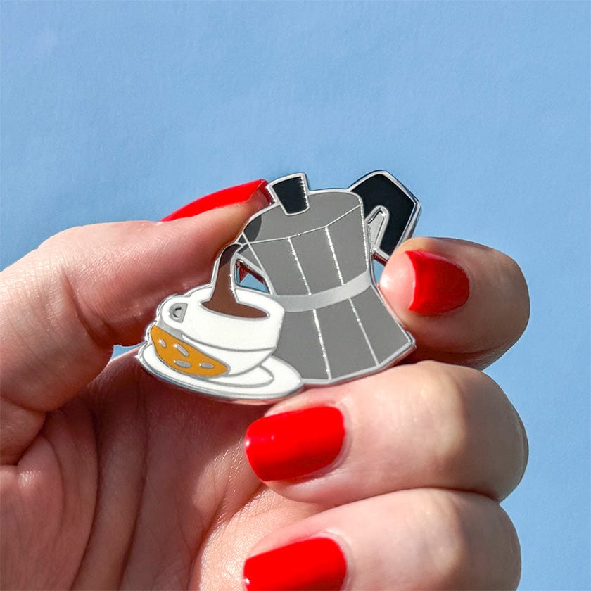 Buongiorno Enamel Pin  -  Erstwilder  -  Quirky Resin and Enamel Accessories