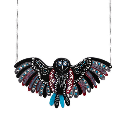 The Owl 'Gugu' Necklace (IMPERFECT)  -  Erstwilder  -  Quirky Resin and Enamel Accessories