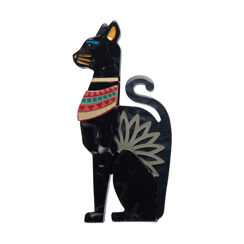 Bastet the Protector Brooch (IMPERFECT)  -  Erstwilder  -  Quirky Resin and Enamel Accessories