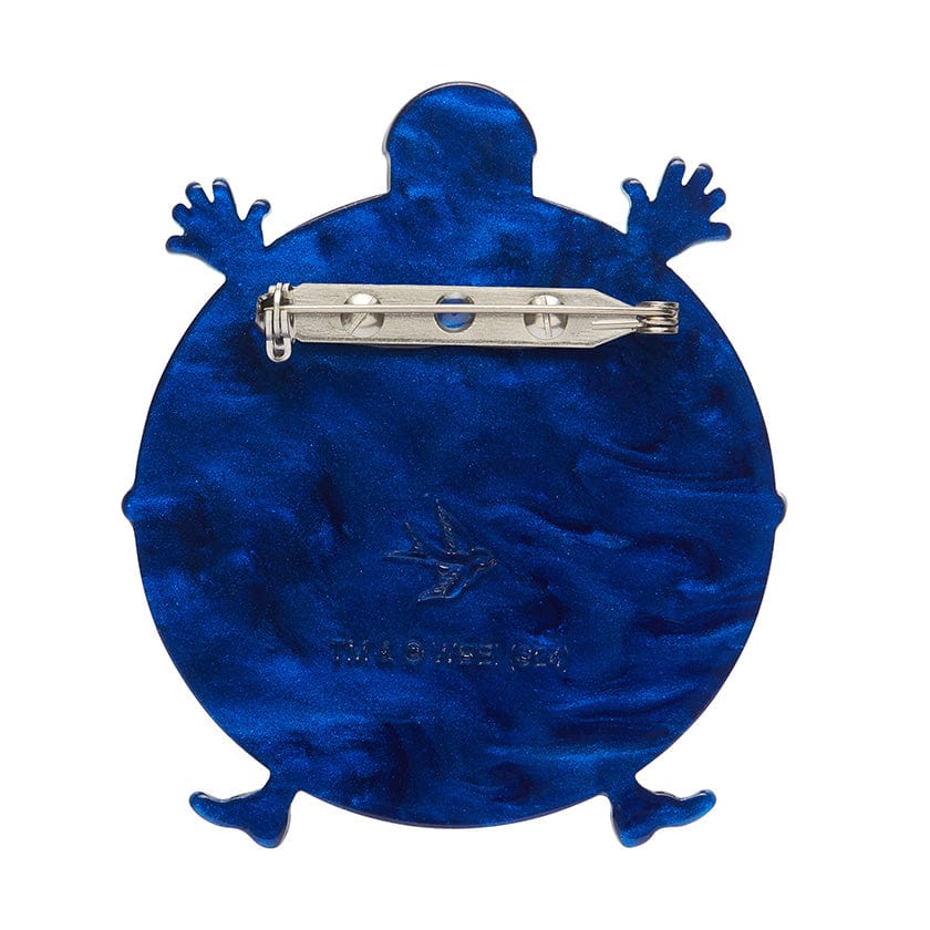 Violet Beauregarde Brooch  -  Erstwilder  -  Quirky Resin and Enamel Accessories