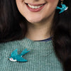 Graceful Swallow Brooch