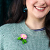 Woodland Wildflower Brooch