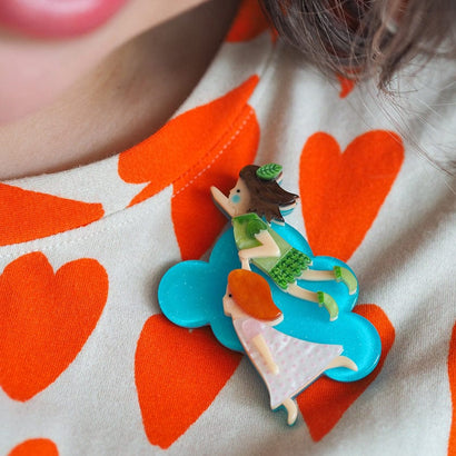 Never Grow Up Brooch (IMPERFECT)  -  Erstwilder  -  Quirky Resin and Enamel Accessories