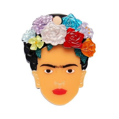 My Own Muse Frida Mirror Compact (IMPERFECT)  -  Erstwilder  -  Quirky Resin and Enamel Accessories