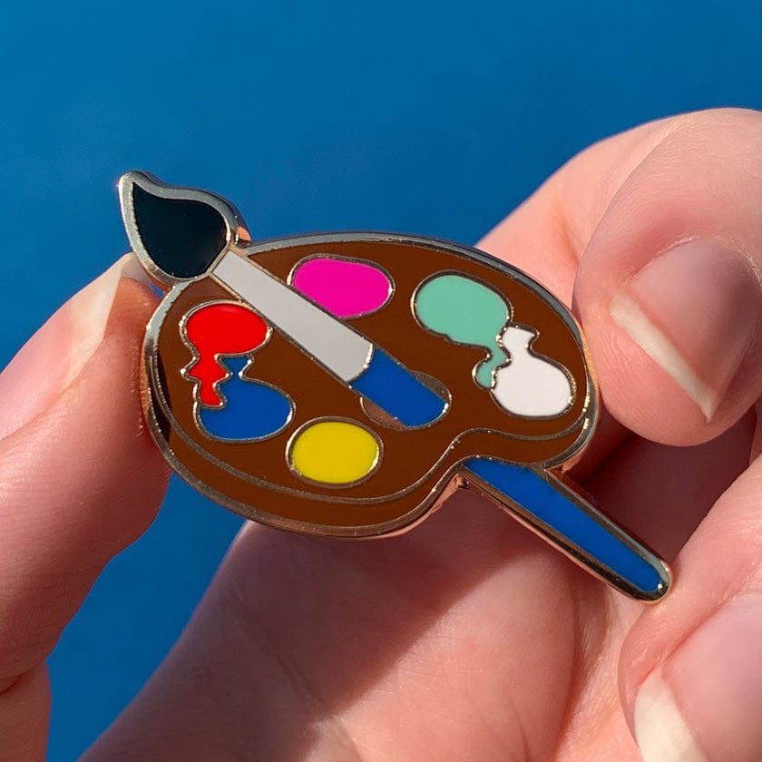 In Living Colour Enamel Pin  -  Erstwilder  -  Quirky Resin and Enamel Accessories