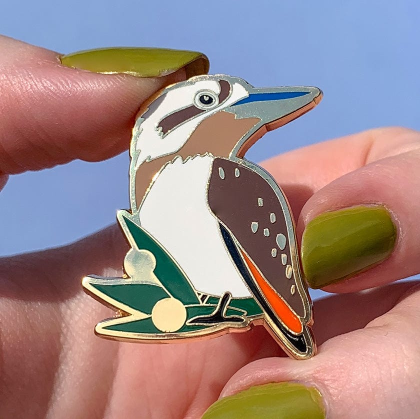 Kirby the Kookaburra Enamel Pin  -  Erstwilder  -  Quirky Resin and Enamel Accessories