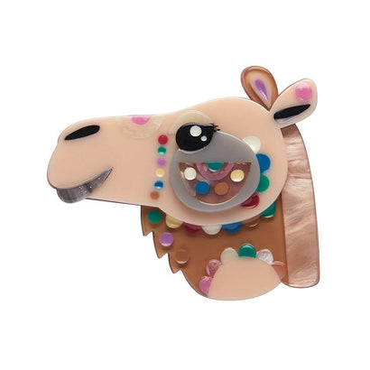 The Cautious Camel Brooch (IMPERFECT)  -  Erstwilder  -  Quirky Resin and Enamel Accessories