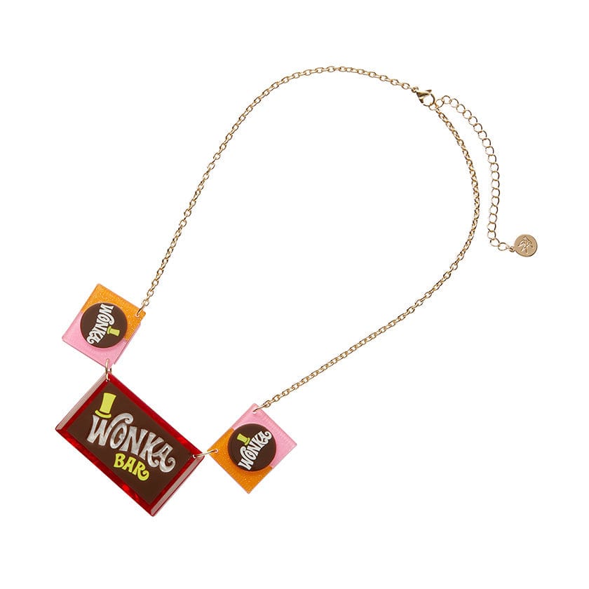 Wonka Chocolate Bars Necklace  -  Erstwilder  -  Quirky Resin and Enamel Accessories