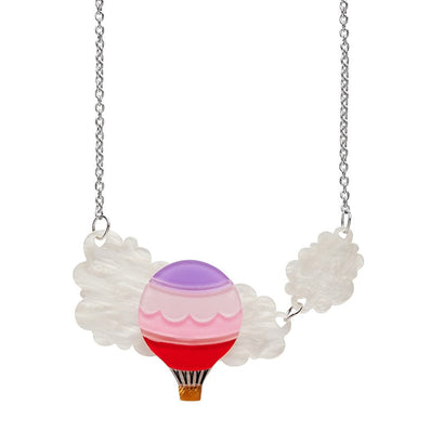 Up in the Clouds Necklace (IMPERFECT)  -  Erstwilder  -  Quirky Resin and Enamel Accessories