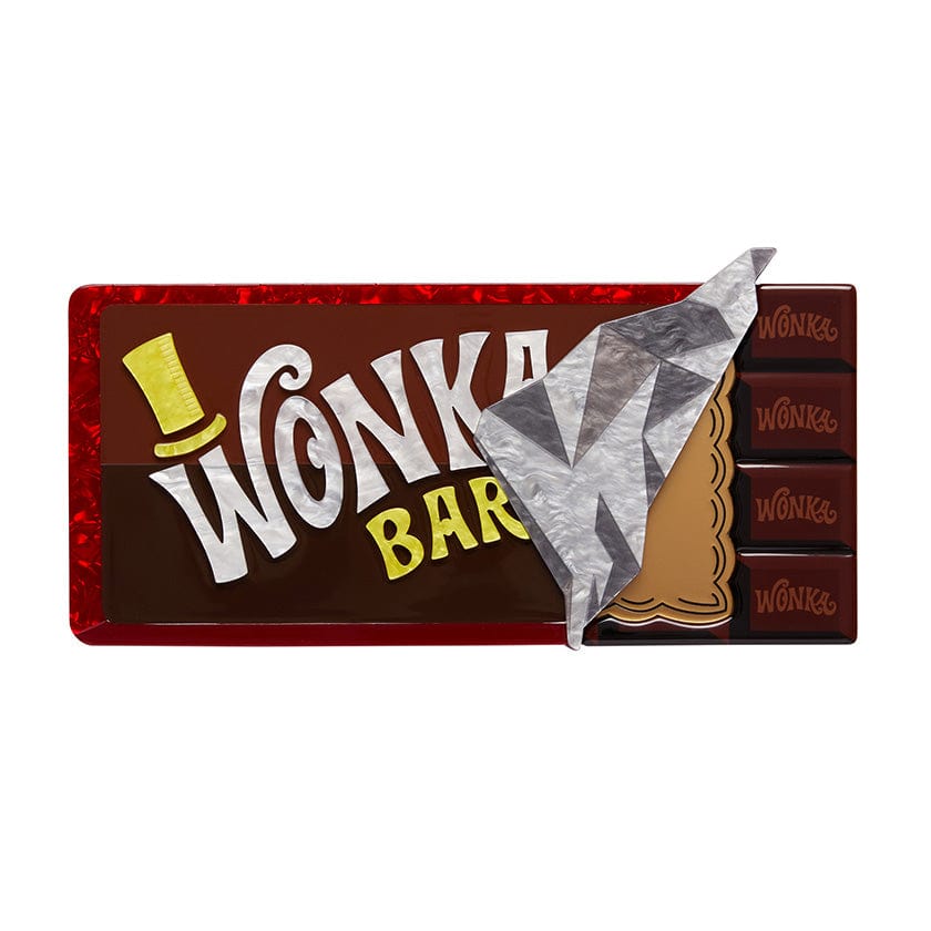 Winning Wonka Bar Wall Art  -  Erstwilder  -  Quirky Resin and Enamel Accessories