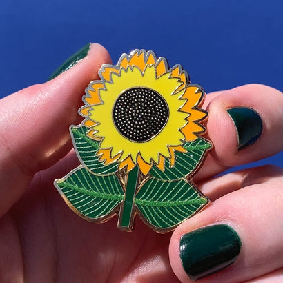 Sunshine & Smiles Enamel Pin  -  Erstwilder  -  Quirky Resin and Enamel Accessories