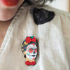 Frida Calavera Brooch