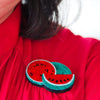 Viva la Vida Watermelons Brooch