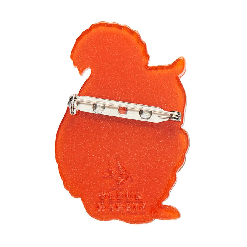 Cheeky Squirrel Brooch  -  Erstwilder  -  Quirky Resin and Enamel Accessories