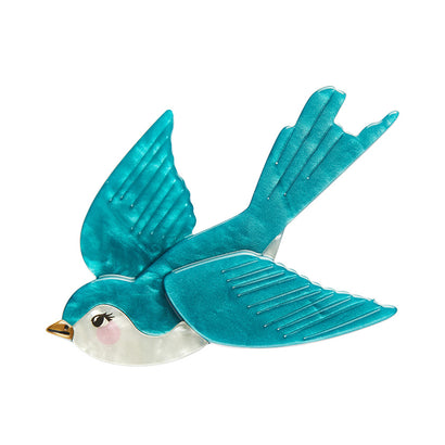 Graceful Swallow Brooch