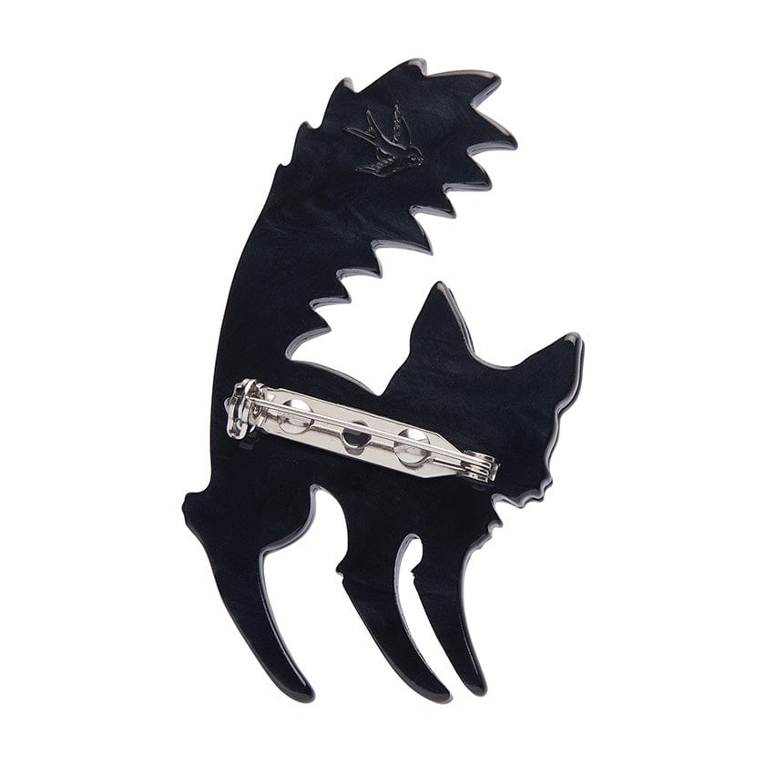 Catastrophic Fright Brooch  -  Erstwilder  -  Quirky Resin and Enamel Accessories