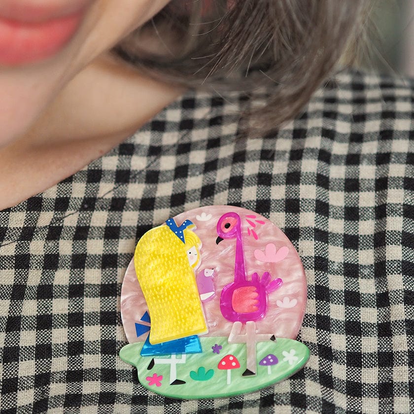 Wonderland Brooch  -  Erstwilder  -  Quirky Resin and Enamel Accessories