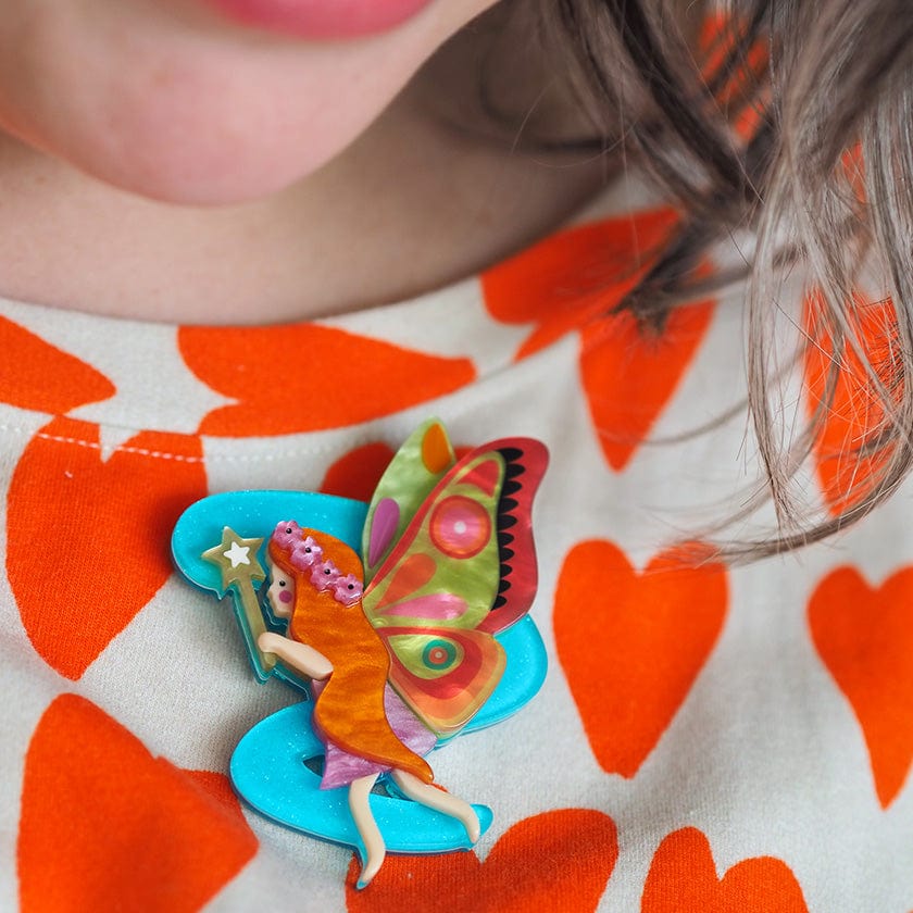 Wishful Thinking Brooch  -  Erstwilder  -  Quirky Resin and Enamel Accessories