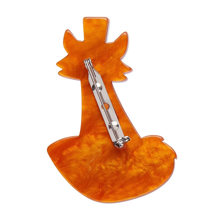 Felix the Fox Brooch  -  Erstwilder  -  Quirky Resin and Enamel Accessories