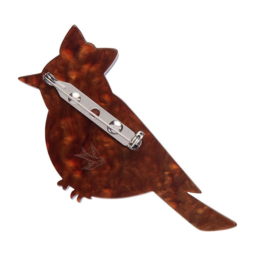 Rosie the Robin Brooch  -  Erstwilder  -  Quirky Resin and Enamel Accessories