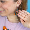 Playing Koi Drop Earrings