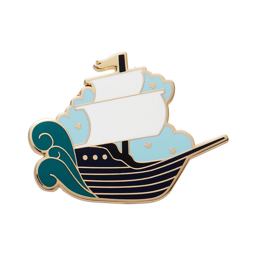 Seafarer Enamel Pin  -  Erstwilder  -  Quirky Resin and Enamel Accessories