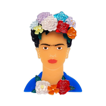 My Own Muse Frida Brooch (IMPERFECT)  -  Erstwilder  -  Quirky Resin and Enamel Accessories