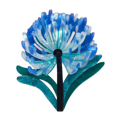 Abundant Agapanthus Brooch  -  Erstwilder  -  Quirky Resin and Enamel Accessories