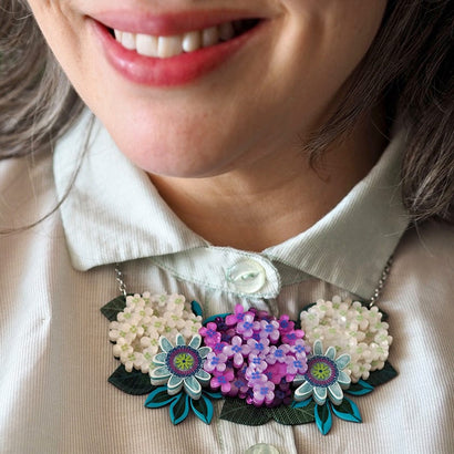 Floral Symphony Necklace  -  Erstwilder  -  Quirky Resin and Enamel Accessories