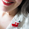 Christmas Stocking Mini Brooch