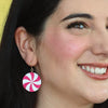 Lollies Drop Earrings - Magenta