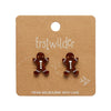 Gingerbread Man Stud Earrings