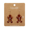 Gingerbread Man Drop Earrings