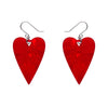 From the Heart Essential Drop Earrings - Red