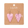 From the Heart Essential Drop Earrings - Pink