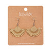 Boho Fan Essential Drop Earrings - Gold