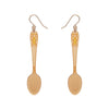 Spoon, Please! Drop Earrings - Gold