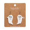 Ghost Drop Earrings - White