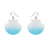 Sea Shell Drop Earrings - Iridescent