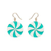 Lollies Drop Earrings - Green